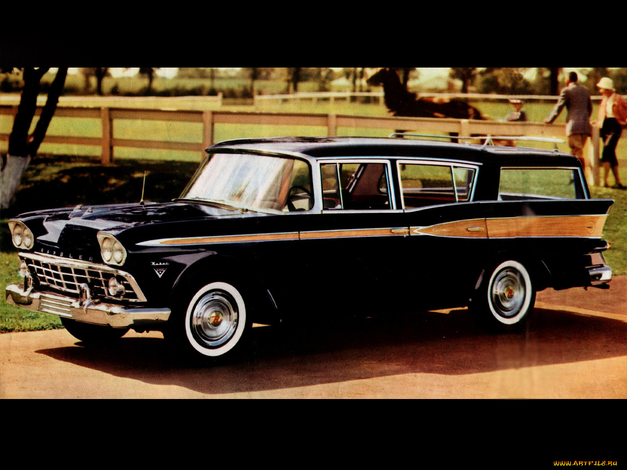 1959, rambler, custom, cross, country, , amc